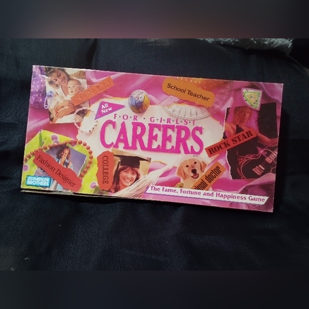 Vintage Careers for Girls Board Game 1990 Parker Brothers